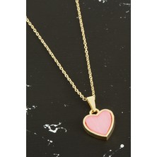 Feryal Kalp Polyester Kolye