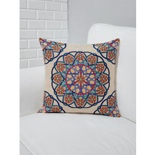 Körfez Kırlent Goblen Dokuma Kırlent Kılıfı 43X43CM