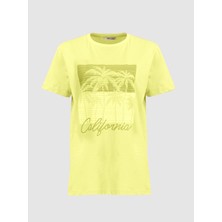 Ltb YONAKA California Yazılı Palmiye Baskılı T-shırt 1224800196089