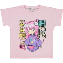 Civil Girls Kız Çocuk Tişört 2-5 Yaş Gül Pembe