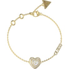 Guess Kalpli Kadın Bileklik JGUJUBB04027JWYGWHS Altın Renkli Taşlı Şık Tasarım