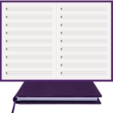 BİDEFTER Gitar Nota Defteri (Do Anahtarlı Düz) - Planner El Dikişi, Özel Tasarım (A/5)