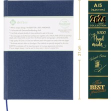 BİDEFTER Piyano Nota Defteri (Do Sol Fa Anahtarlı Tırnaklı) - Planner El Dikişi (A/5)