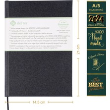 BİDEFTER Gitar Nota Defteri (Tab Anahtarlı, Sağ Kesik Çizgili) - Planner El Dikişi (A/5)