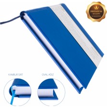 BİDEFTER Piyano Nota Defteri (Anahtarsız Dört Kesik Çizgi) - Yıllık Planner El Dikişi (A/5)