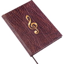 BİDEFTER Gitar Nota Defteri (Tab Anahtarlı, Sol Kesik Çizgili) - Planner El Dikişi (A/5)