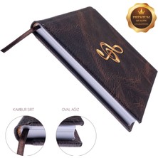 BİDEFTER Gitar Nota Defteri (Do Anahtarlı Düz) - Planner El Dikişi, Özel Tasarım (A/5)