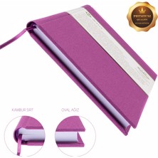 BİDEFTER Piyano Nota Defteri (Anahtarsız Tırnaklı Kesik Çizgili) - Planner  El Dikişi (A/5)