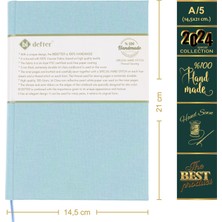 BİDEFTER Piyano Nota Defteri (Ikili Sistem, 3 Sol 1 Fa Anahtarlı) - Planner  El Dikişi (A/5)