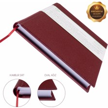 BİDEFTER Müzik Nota Defteri (Fa Anahtarlı) - Planner  El Dikişi, Özel Tasarım (A/5)