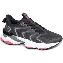 Jump 29907 Kadın Sneaker Spor Ayakkabı Siyah - Fuşya