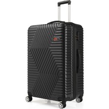 G&d Polo Suitcase Abs Siyah Büyük Boy Valiz 600.01-B