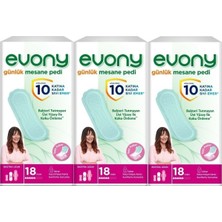 Evony Günlük Mesane Pedi Ekstra Uzun 54 Adet (3pk*18)