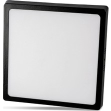 Noas 24W Sıva Üstü LED Panel Siyah Kare