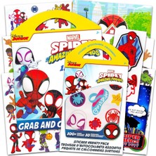 Open Toys Panini Çıkartma Spidey ve Inanılmaz Arkadaşları - 8 Paket & 40 Adet Sticker