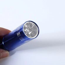 Gaman 9 LED Mini El Feneri Beyaz LED Lamba Güçlü Flaş Işığı Taşınabilir Küçük Cep  Yürüyüş Kamp El Feneri