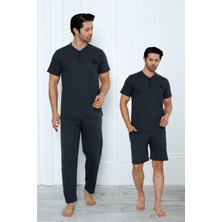Nisanca 3 Parça Erkek Pijama Takımı- Babalar Günü Hediyesi