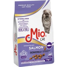 Mio Sterilised Somonlu Kısır Kedi Maması 1 kg