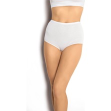 Jiber Kadın Beyaz Kaşkorse Külot 697