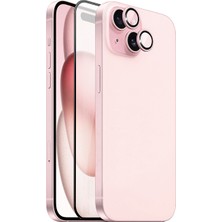 Wiwu iPhone 15 Uyumlu Wiwu WI-IP002 Ahize Toz Önleyici Ekran Koruyucu ve Kamera Lens Koruyucu Set