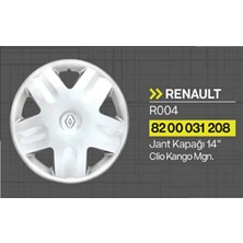 TİSA Jant Kapağı Clıo - Kangoo - Megane 14J (4lü Takım)