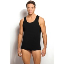 Jiber Erkek 2'li Mikromodal Siyah Atlet 242