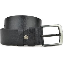 Ziya, Hakiki Deri 4.5 cm Erkek Kemer 153980Z202 Siyah