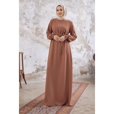Vavinor Vera Kuşaklı Elbise - Camel