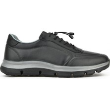 Ziya, Erkek Hakiki Deri Ayakkabı 1411013Z255 Siyah