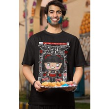 Fuddy Moda Baby Metal Baskılı Tişört, Erkek-Kadın Rock Metal Baskılı T-Shirt