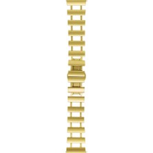 Mobicas Huawei Watch Gt 2e Için Ray Tasarımlı Metal Kordon-96 Gold