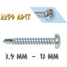 Yağmur Vida Ysb Matkap Uçlu Akıllı Vida 3.9X13 Mm. - 2250 Adet