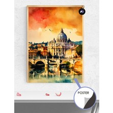 Postermanya Italya Roma Poster - Afiş - Dekoratif Duvar Posteri
