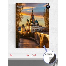 Postermanya Rusya Moskova Poster - Afiş - Dekoratif Duvar Posteri