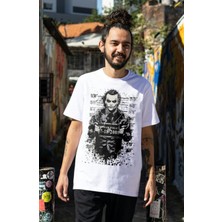 Fuddy Moda Joker Tasarım Baskılı Tişört, Erkek-Kadın Joker Film Temalı T-Shirt