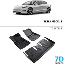 Crt Tesla Model 3 7d Havuzlu Paspas