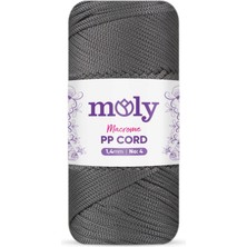 Moly Pp Cord Polyester Makrome No:4 1,4mm 067-FÜME Örgü Ipi 200 Gram