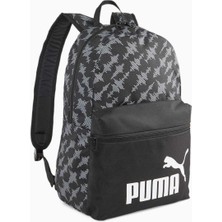 Puma 079948 01 Puma Phase Aop Backpack Puma Black-Letter Camo Yetişkin Erkek Sırt Çantası