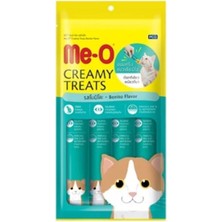 Me-O Creamy Kurutulmuş Ton Balığı Lezzetli Kedi Ödülü 4X15 gr