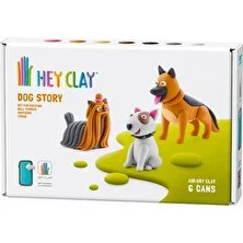 Hey Clay Hava ile Kuruyan Kil (6'lı Kutu) - Köpek Hikayesi (Shepherd, Bull Terrier, Yorkie)