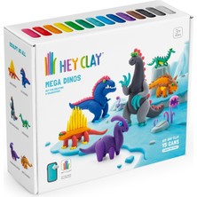 Hey Clay Hava ile Kuruyan Kil (15'li Kutu) - Mega Dinozorlar