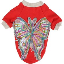 Mama Sepeti Butterfly Kedi & Köpek Sweatshirt S