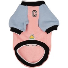 College Pink Kedi & Köpek Sweatshirt-S