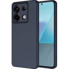 Kılıfmania Xiaomi Redmi Note 13 Kapak Içi Kadife Kamera Korumalı Lansman Silikon Kılıf - Siyah