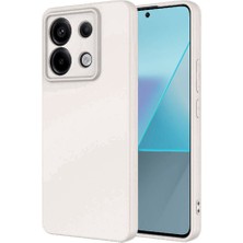 Kılıfmania Xiaomi Redmi Note 13 Kapak Içi Kadife Kamera Korumalı Lansman Silikon Kılıf - Beyaz