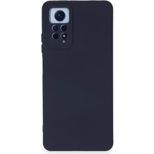 Kılıfmania Xiaomi Redmi Note 12 Pro 4g Kapak Içi Kadife Kamera Korumalı Lansman Silikon Kılıf - Lacivert