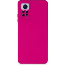 Kılıfmania Xiaomi Redmi Note 12 Pro 4g Kapak Içi Kadife Kamera Korumalı Lansman Silikon Kılıf - Neon Pembe