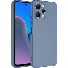 Kılıfmania Xiaomi Redmi 12 Kapak Içi Kadife Kamera Korumalı Lansman Silikon Kılıf - Petrol Mavisi