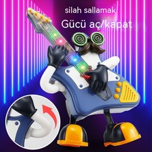 Janjon Star Elektrik Dans Bay Rock Müzik Aleti Gitar Saksafon Aydınlatma Çocuk Oyuncak (Yurt Dışından)