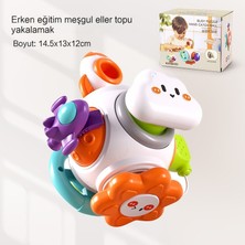 Janjon Star Bebek Oyuncakları Meşgul Top Oyuncusu Topu Yakalamak Eğitici Duyusal Altı Yüzlü Dönen Kutu Bebek Erken Eğitim Dönen Oyuncak (Yurt Dışından)